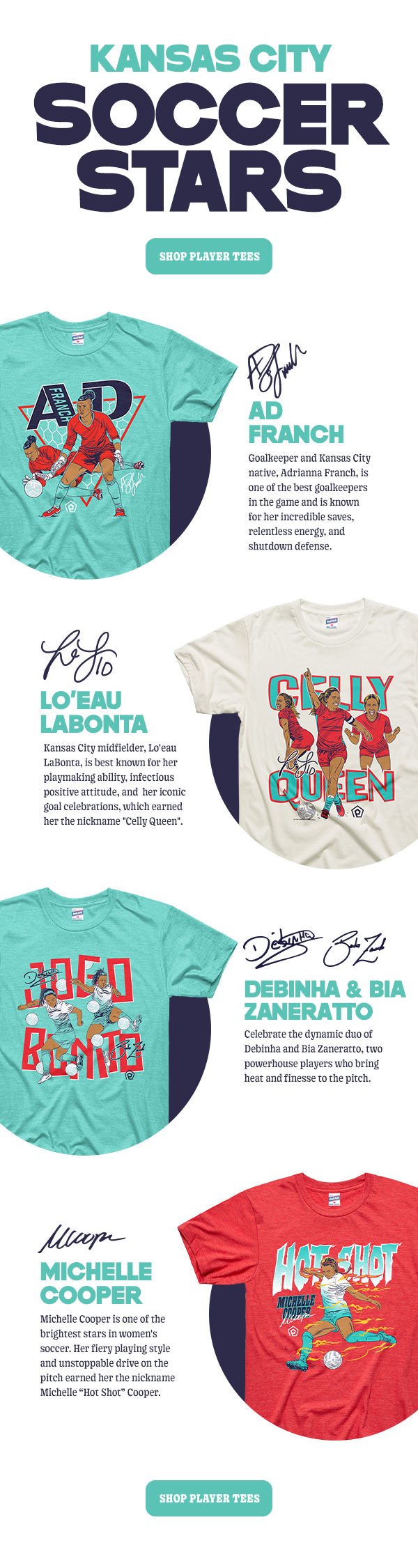 Kansas City Soccer | Shop Player Tees