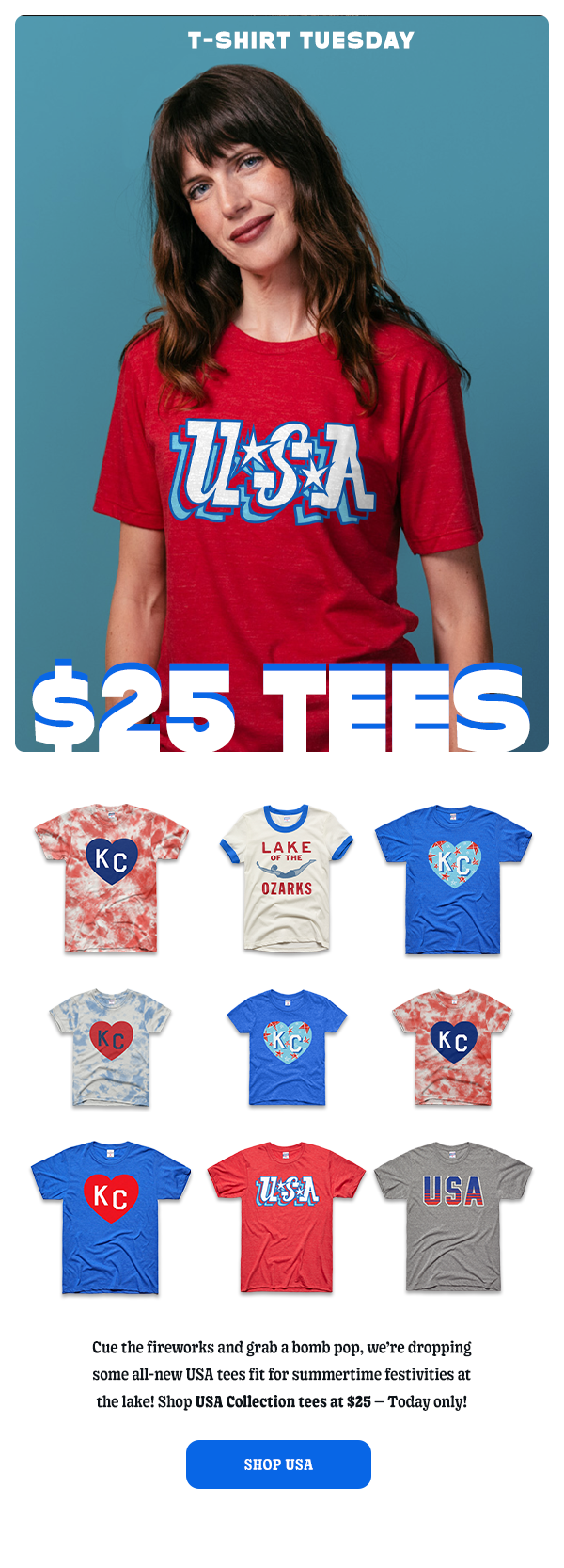 T-Shirt Tuesday: $25 USA Collection T-Shirts